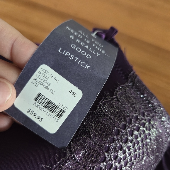 Front closure purple bra - Picture 8 of 15